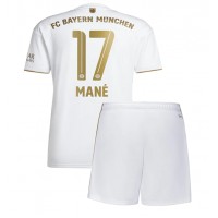 Fotbalové Dres Bayern Munich Sadio Mane #17 Dětské Venkovní 2022-23 Krátký Rukáv (+ trenýrky)